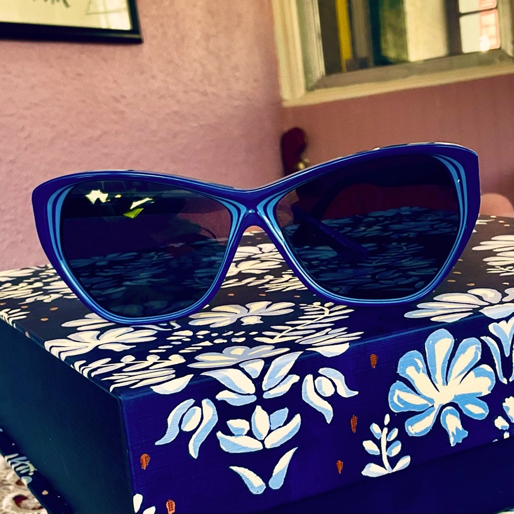 KARL LAGERFELD ROYAL BLUE SUNGLASSES